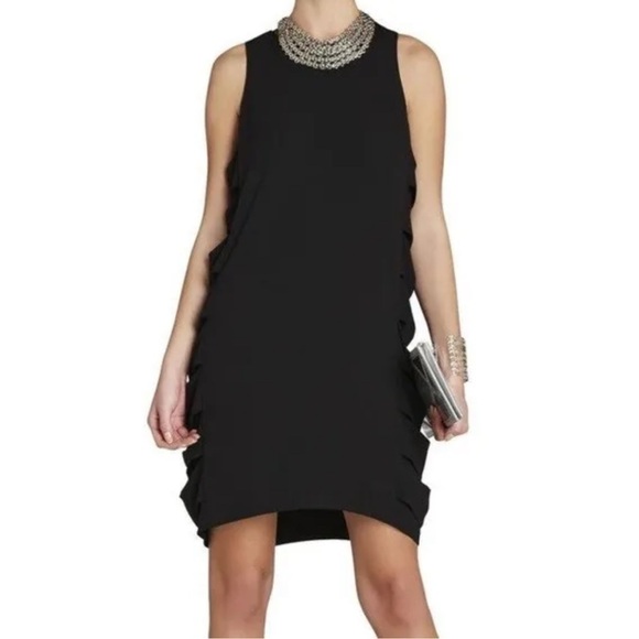 BcbgMaxAzria,Eren,4,Ladder-Side, Black Dress,Such a Unique piece,Excellent Cond. - Picture 1 of 13